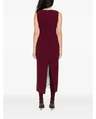 Rowen Rose キーホールネック ノースリーブ ミニドレス - サムネイル4