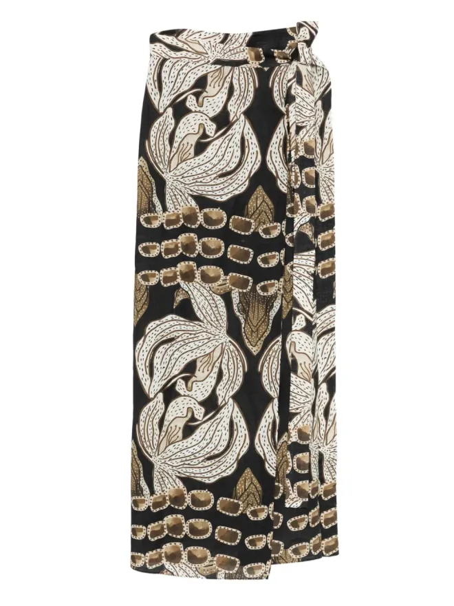 Maison La Plage Maison La Plage Evaミディ丈ラップスカートの商品画像