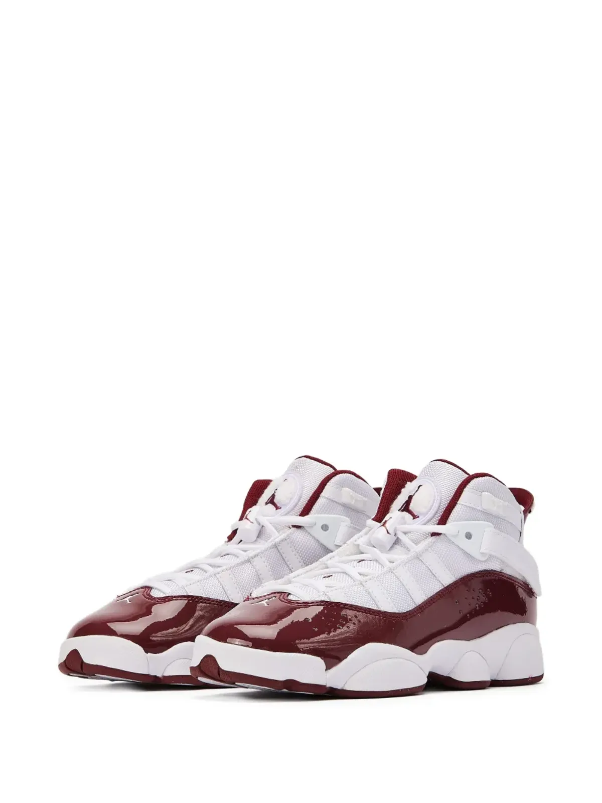 Jordan 6 Rings GS ホワイト/チームレッド スニーカー - 画像2