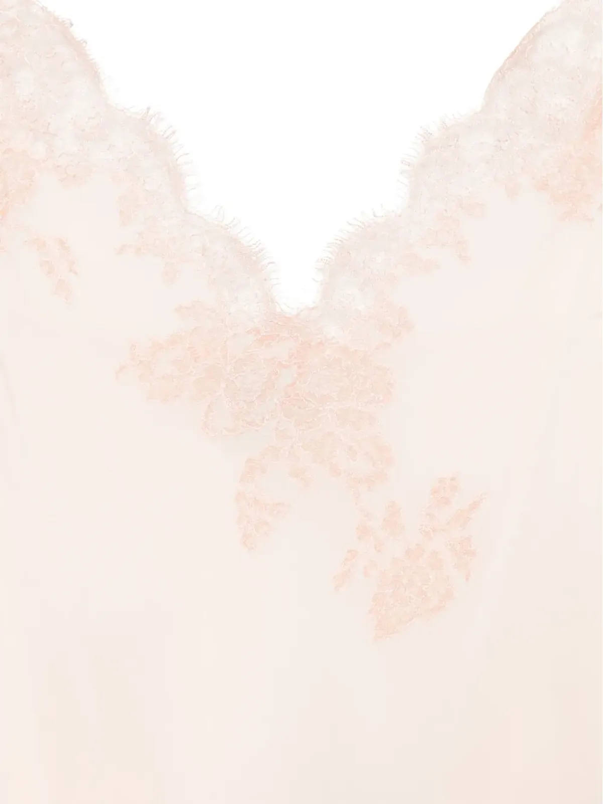 Carine Gilson Caudryレース付きシルクキャミソール - 画像3