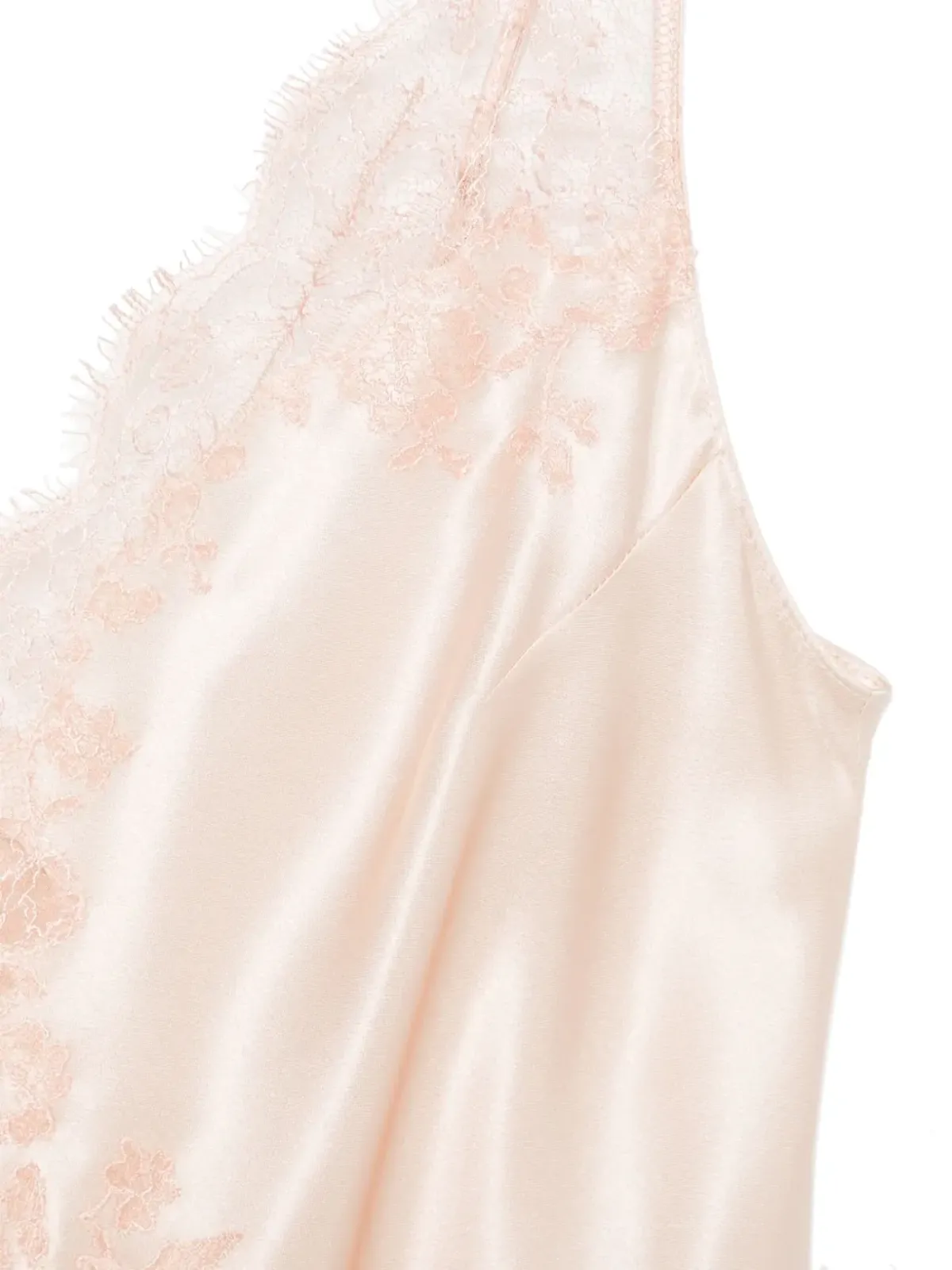 Carine Gilson Caudry-lace silk nightdress - Pink - 画像3