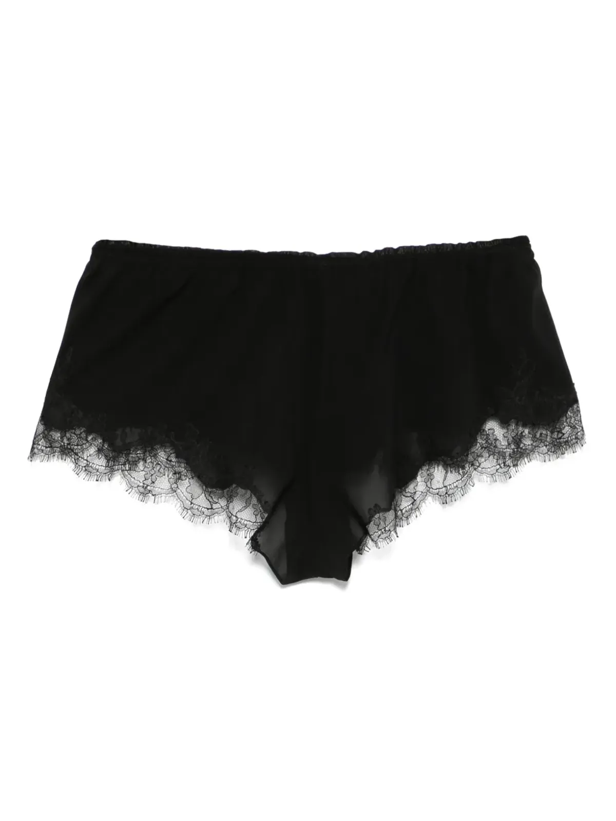 Carine Gilson Caudry-lace silk briefs - Black - 画像2