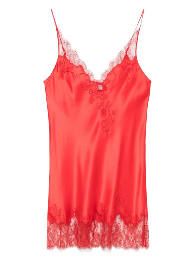 Carine Gilson Carine Gilson シルクスリップドレスの商品画像