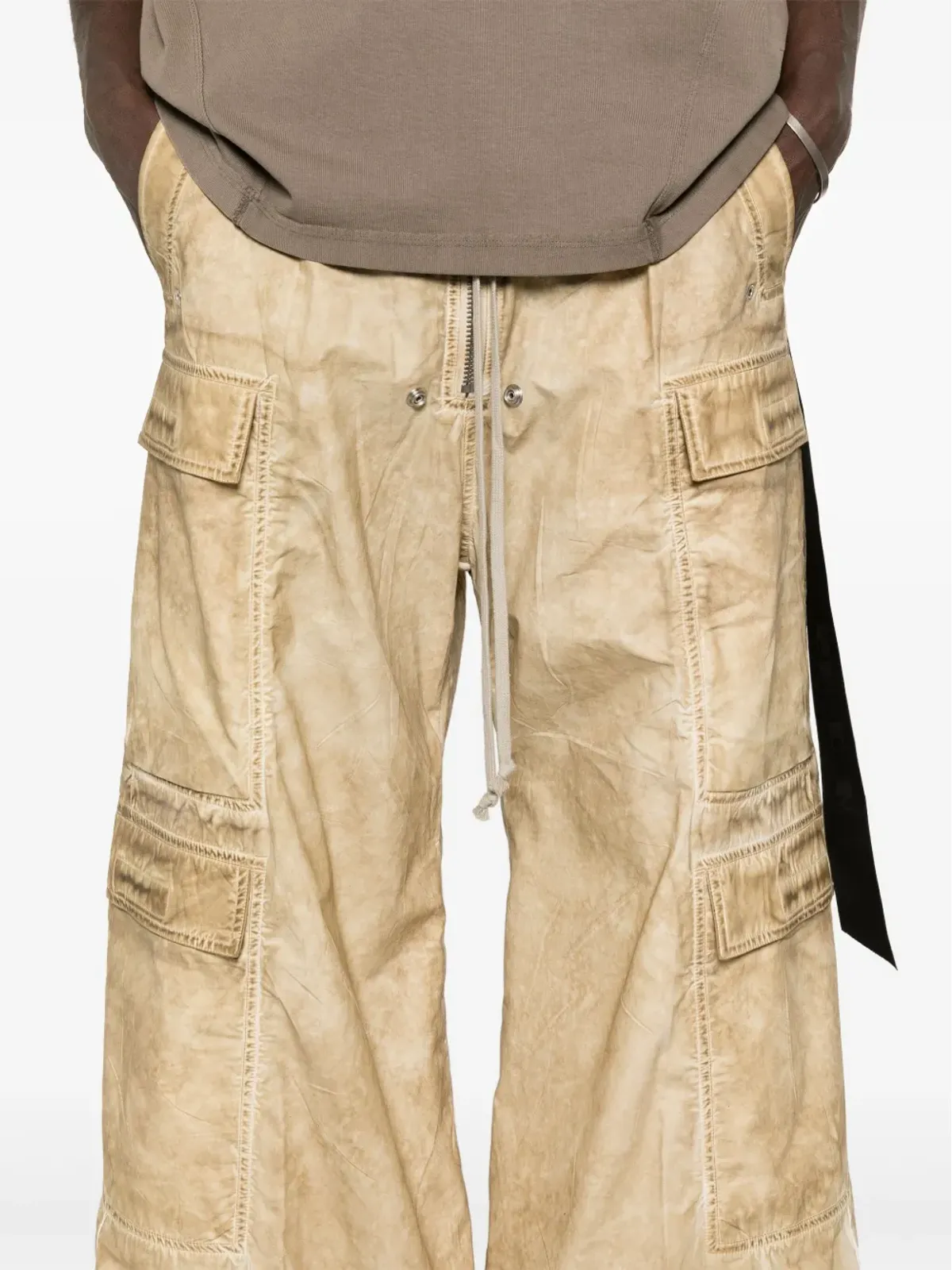 Rick Owens DRKSHDW ジャンボ ベラス カーゴパンツ - ニュートラルカラー - 画像5