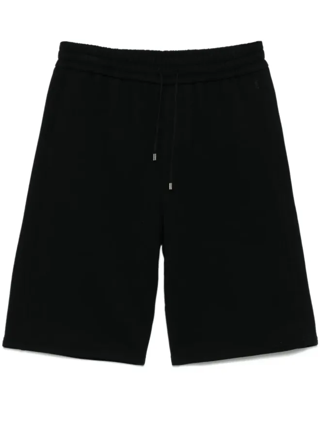 Saint Laurent Saint Laurent コットン トラックショーツ - ブラックの商品画像