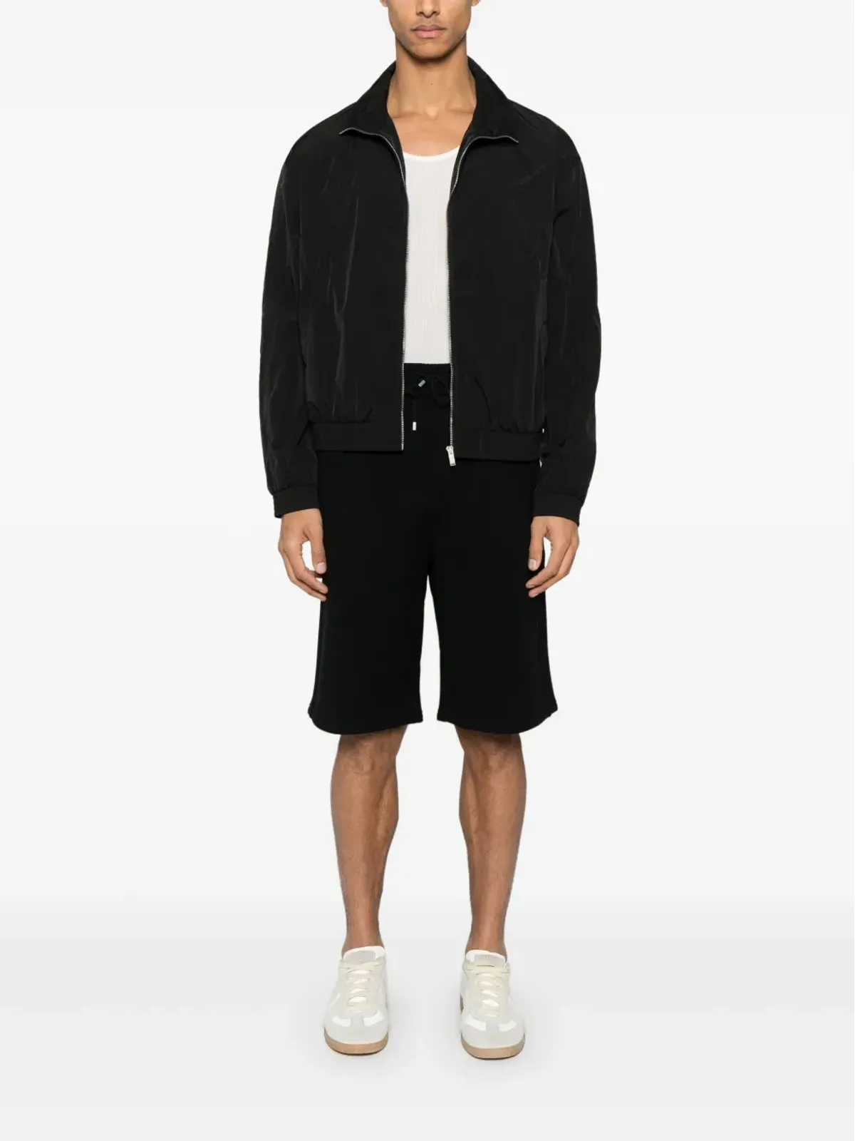 Saint Laurent コットン トラックショーツ - ブラック - 画像2