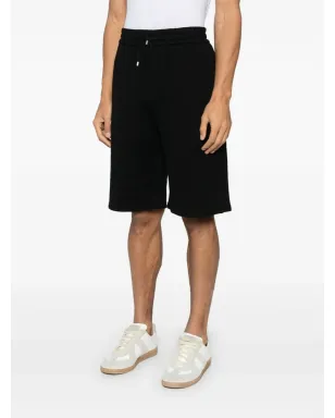 Saint Laurent コットン トラックショーツ - ブラック - サムネイル3