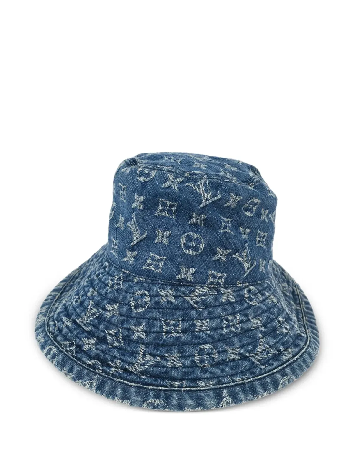 Louis Vuitton ビンテージ 1990-2000年代モノグラムデニム バケットハット - ブルー - 画像2