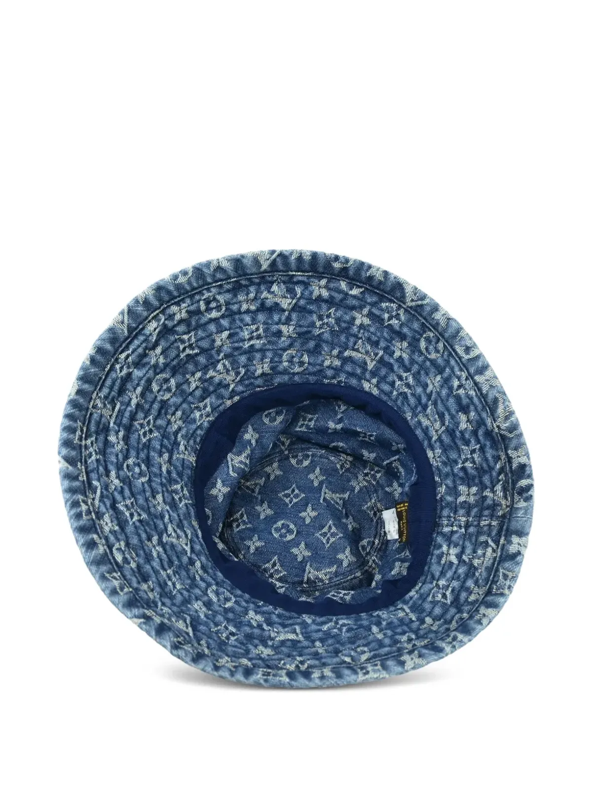 Louis Vuitton ビンテージ 1990-2000年代モノグラムデニム バケットハット - ブルー - 画像4