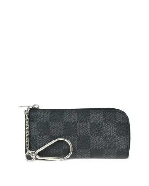 Louis Vuitton ビンテージ ポシェット・クレ ウォレット ブラック - サムネイル1