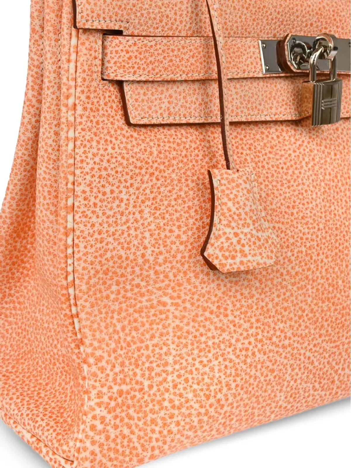 Hermès ビンテージ 2002 Kelly 28 Retourne ツーウェイ ハンドバッグ - オレンジ - 画像3