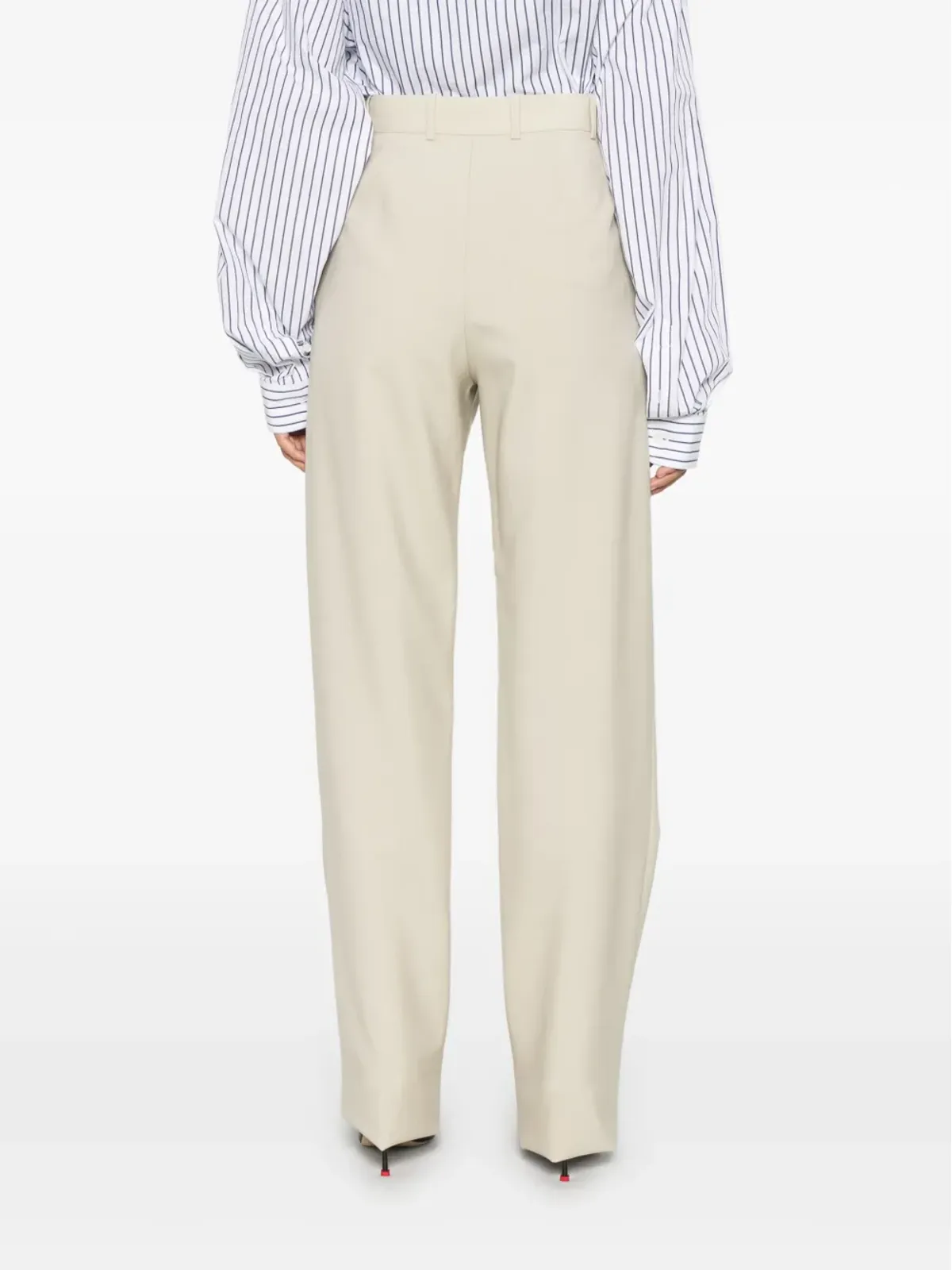 Saint Laurent ウールパンツ - ニュートラルカラー - 画像4