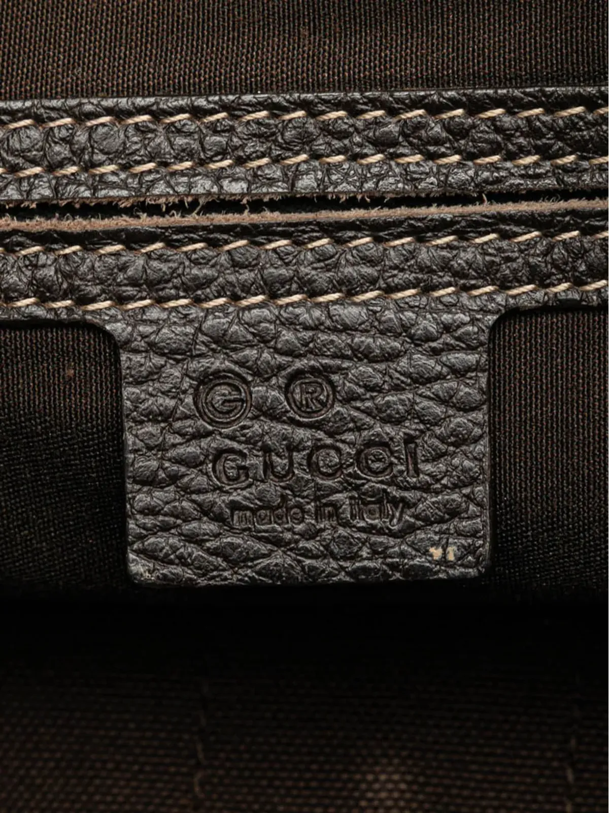 Gucci ビンテージ 2000-2015 GG Crystal Abbey Dリング クロスボディバッグ - ブラウン - 画像5