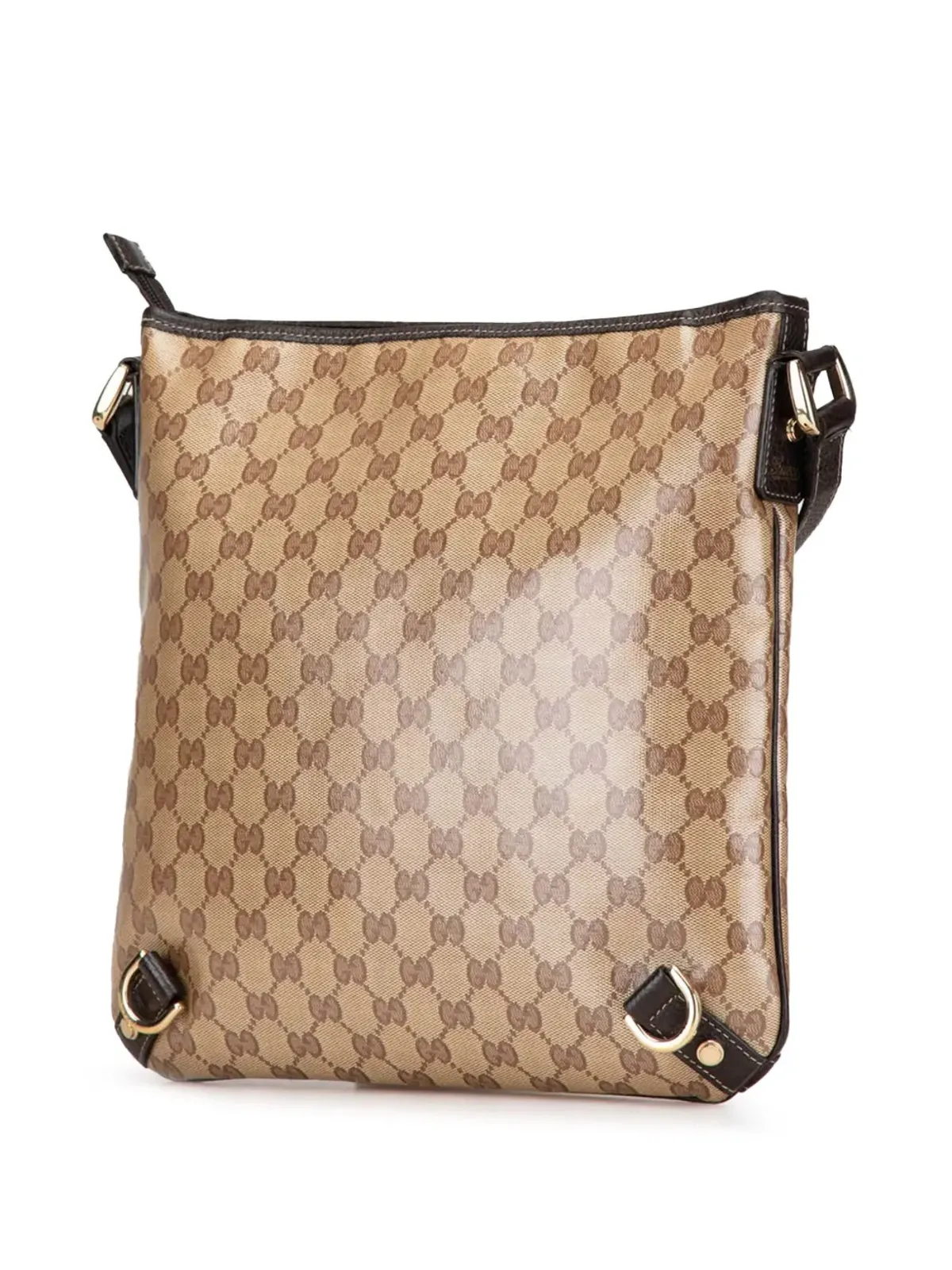 Gucci ビンテージ 2000-2015 GG Crystal Abbey Dリング クロスボディバッグ - ブラウン - 画像2