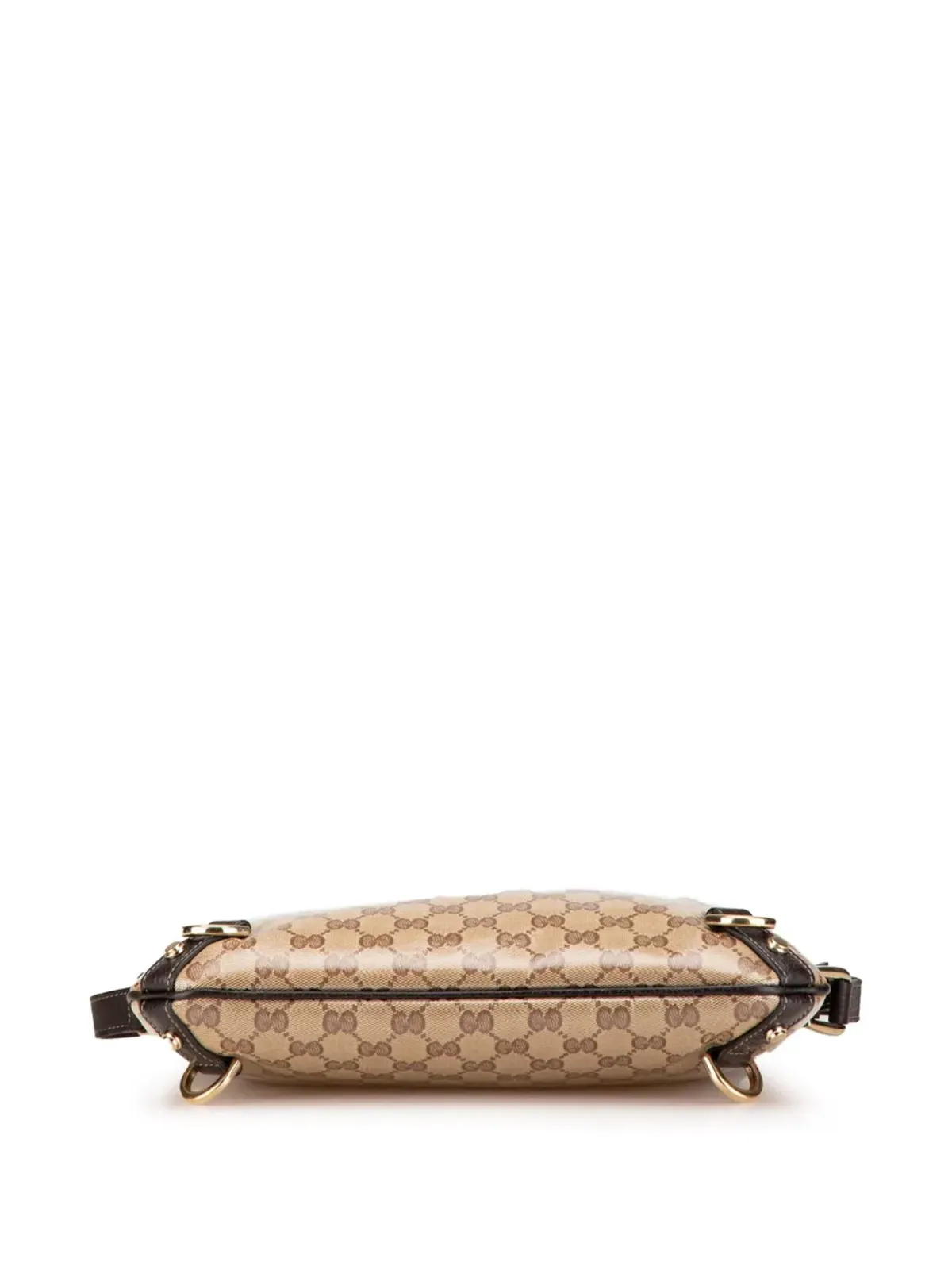 Gucci ビンテージ 2000-2015 GG Crystal Abbey Dリング クロスボディバッグ - ブラウン - 画像3