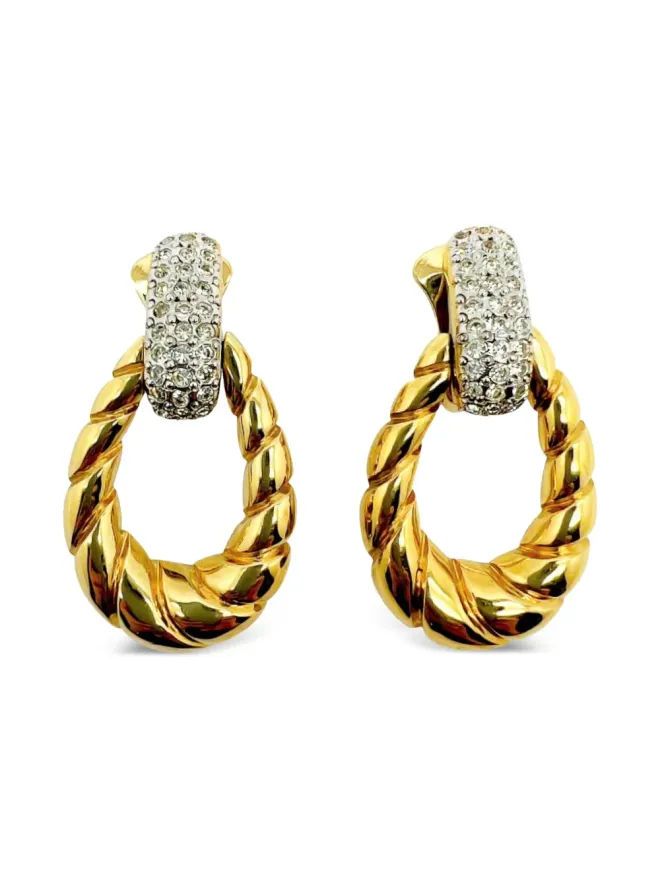 Jennifer Gibson Jewellery Jennifer Gibson Jewellery 1990年代ビンテージ ドアノッカーピアス クリップオン - ゴールドの商品画像