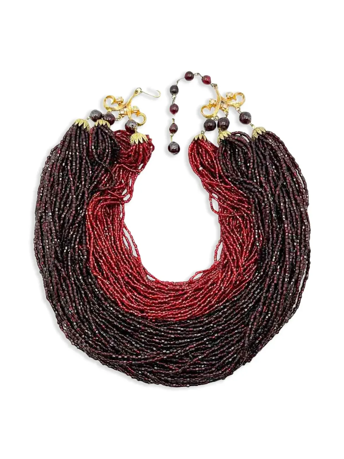 Jennifer Gibson Jewellery 1940年代ビンテージ トルサードネックレス - Gold - 画像1