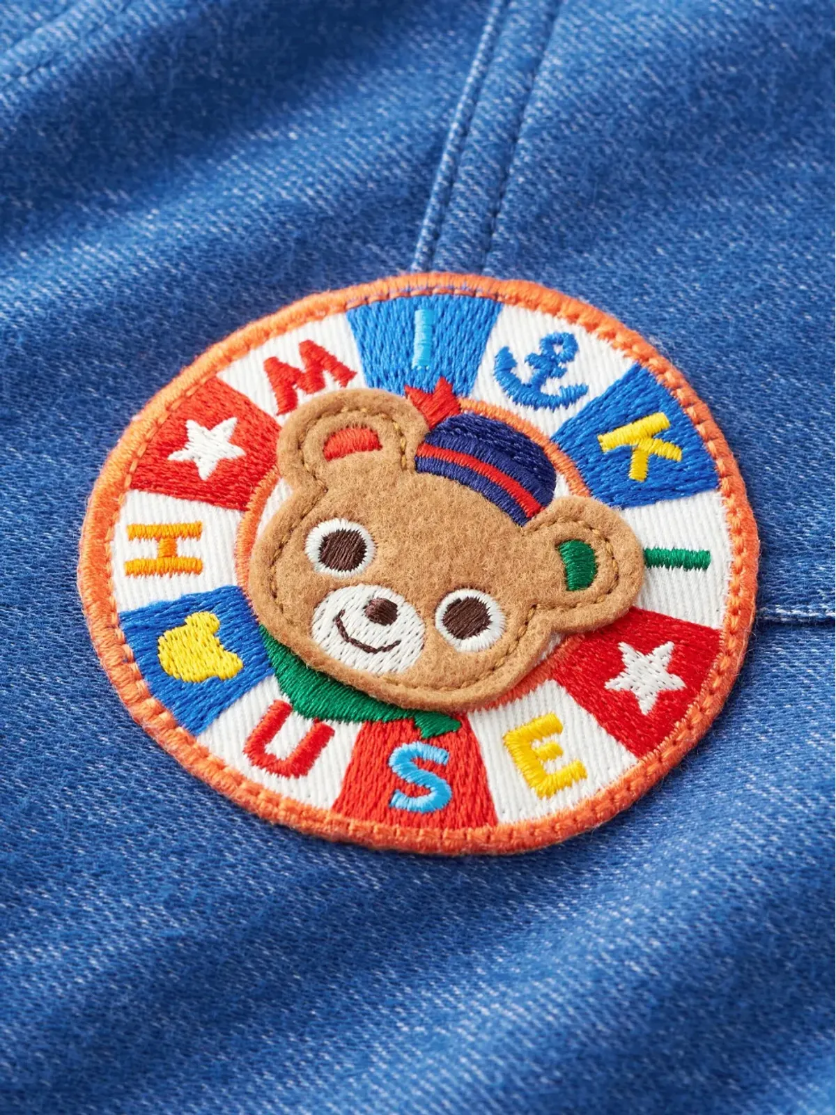 Miki House ベアパッチショーツ - 画像3
