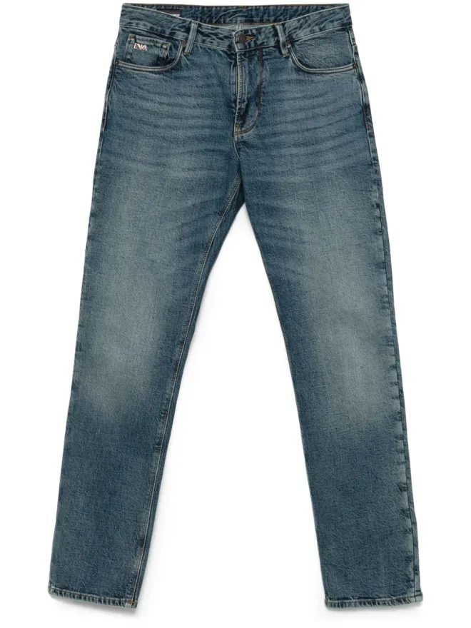 Emporio Armani Emporio Armani ロゴプレート ジーンズ ブルーの商品画像