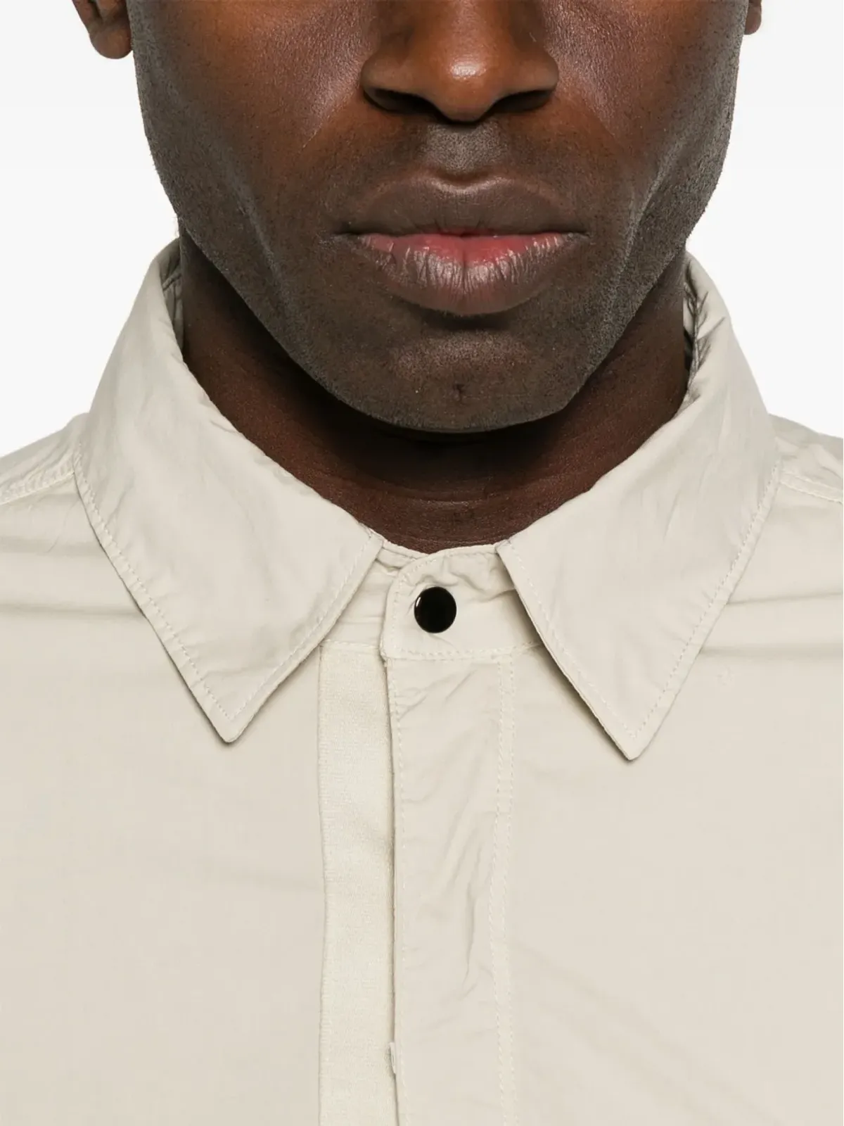 Stone Island コンパスバッジ オーバーシャツ - ニュートラルカラー - 画像5