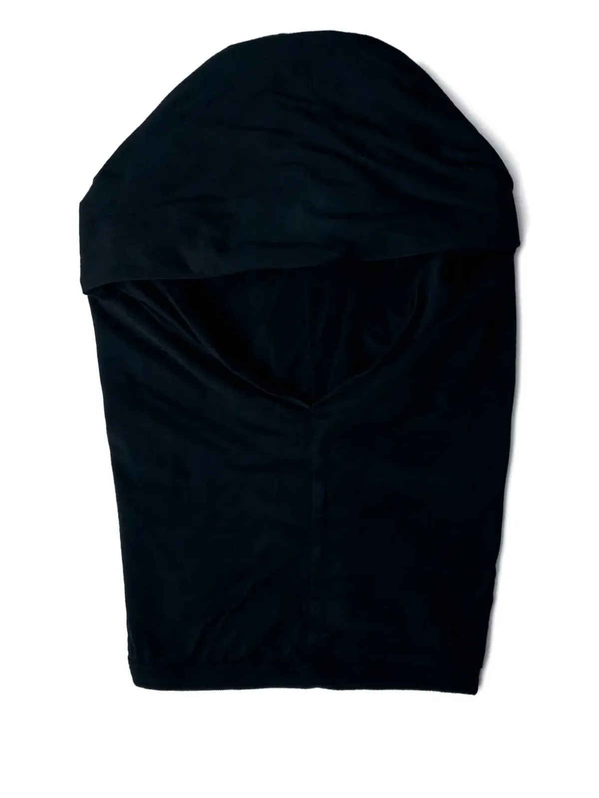 Rick Owens DRKSHDW オーガニックコットン バラクラバ - ブラック - 画像1