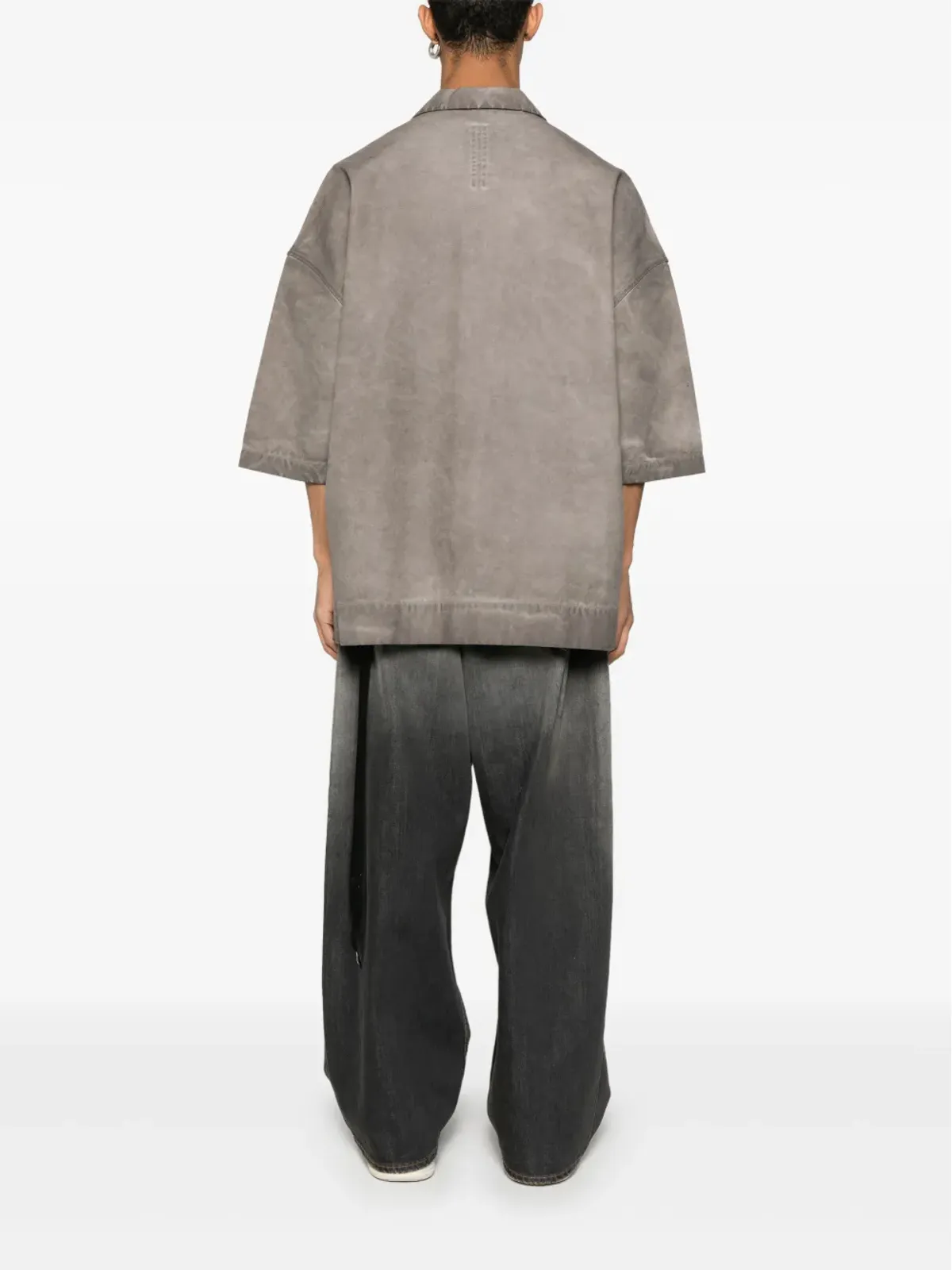 Rick Owens DRKSHDW マグナム トミー シャツ - グレー - 画像4