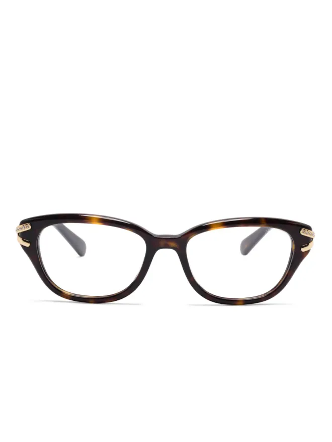 Swarovski Eyewear Swarovski Eyewear スクエアフレーム眼鏡の商品画像
