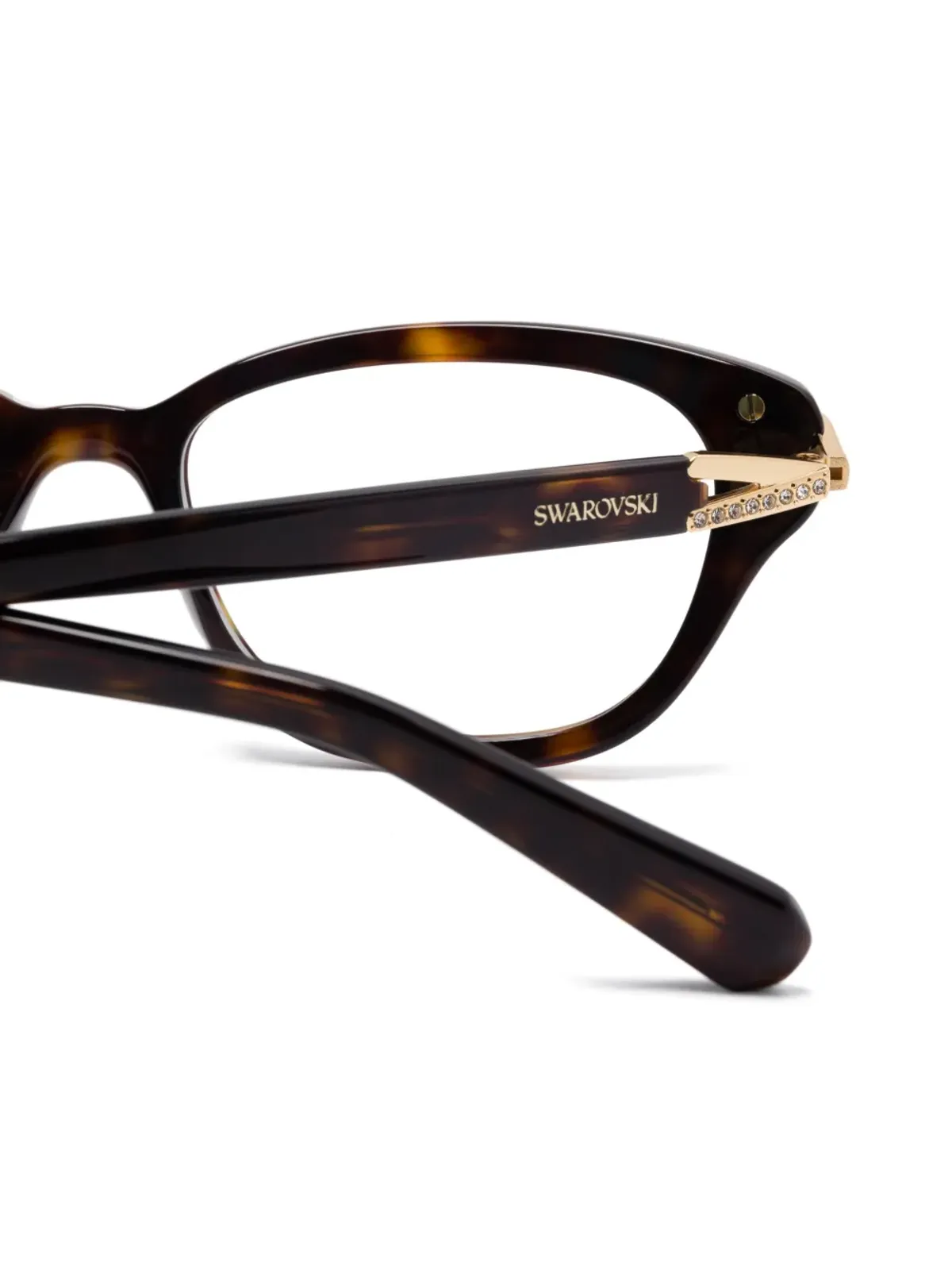 Swarovski Eyewear スクエアフレーム眼鏡 - 画像3