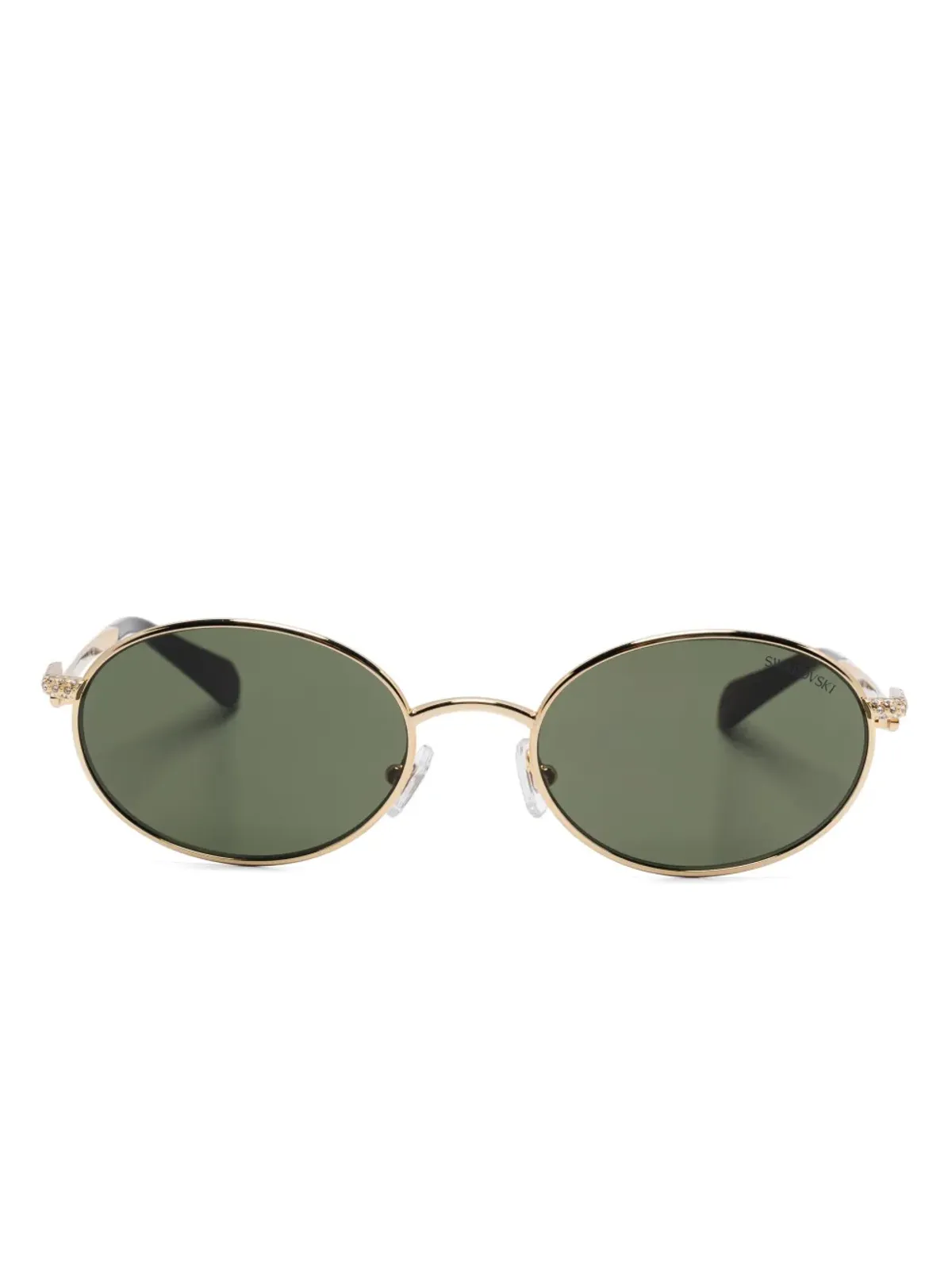 Swarovski Eyewear オーバルフレームサングラス - 画像1