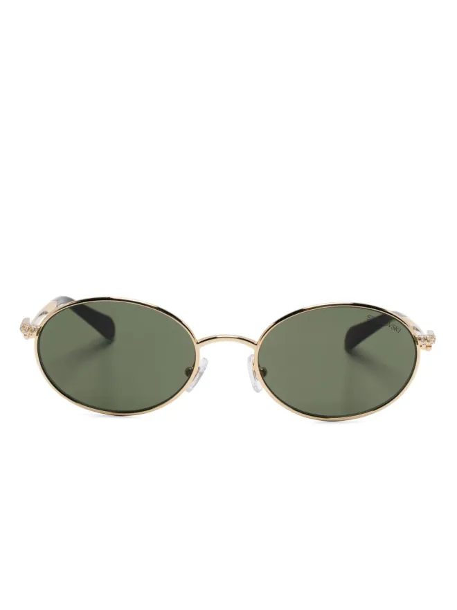 Swarovski Eyewear Swarovski Eyewear オーバルフレームサングラスの商品画像