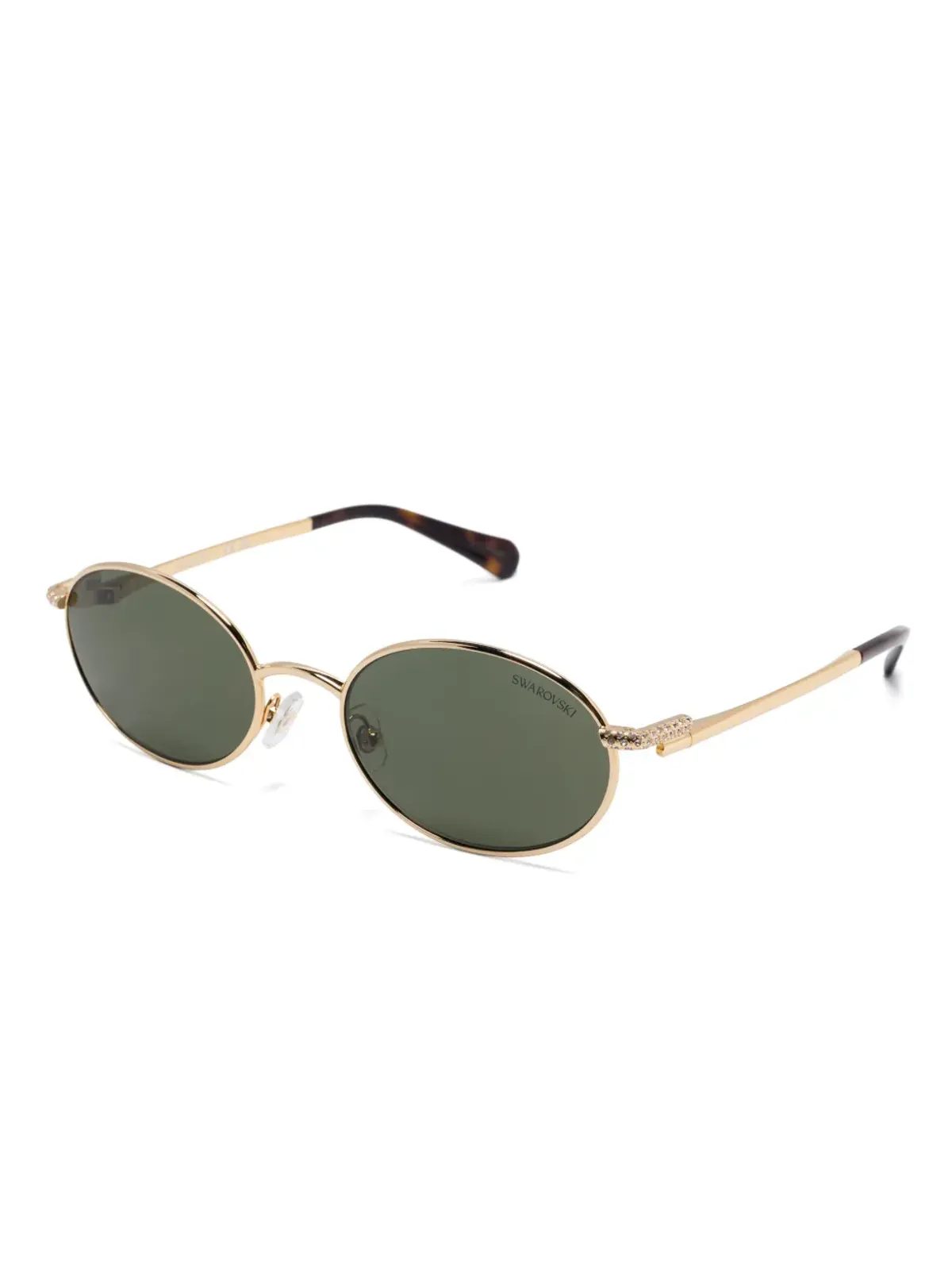 Swarovski Eyewear オーバルフレームサングラス - 画像2