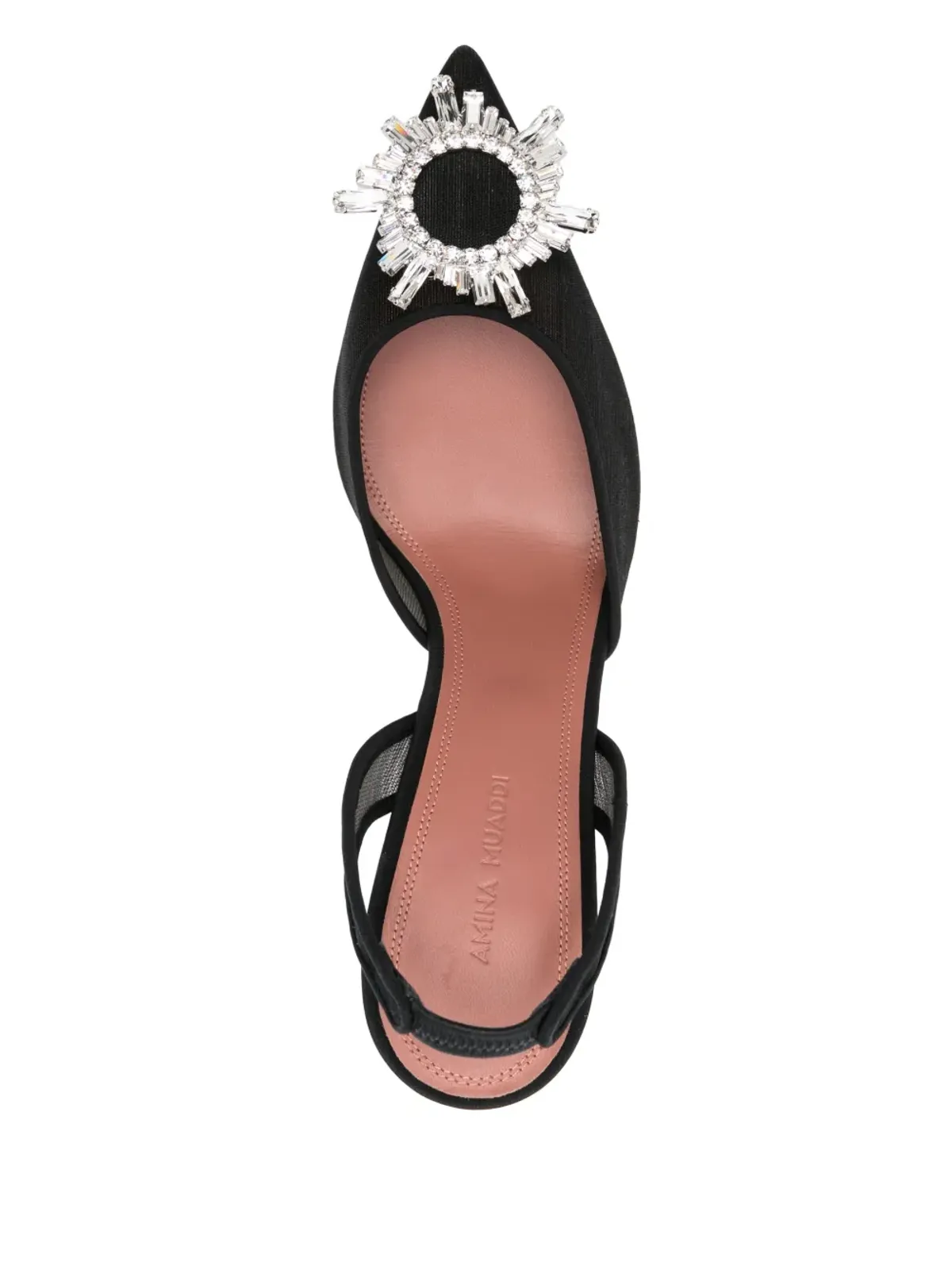 Amina Muaddi Begum slingback pumps - Black - 画像4