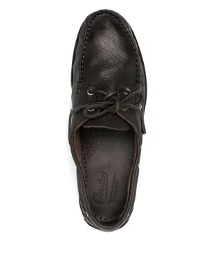 Paraboot レザー ボートシューズ - ブラウン - サムネイル4