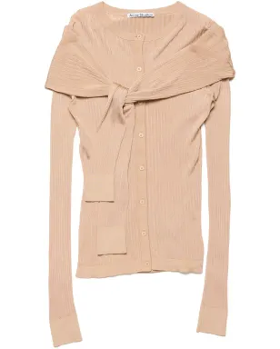 Acne Studios リブ編みカーディガン - サムネイル1