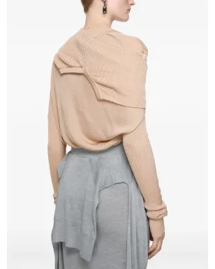 Acne Studios リブ編みカーディガン - サムネイル4