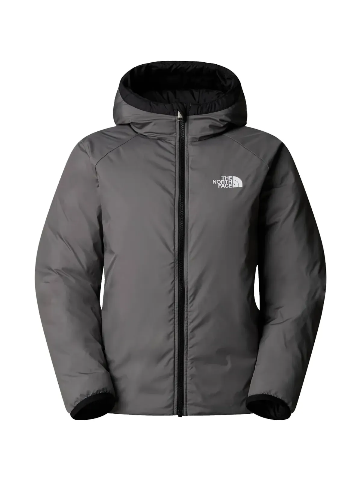 The North Face Kids ロゴプリント入りパディッドジャケット - 画像3