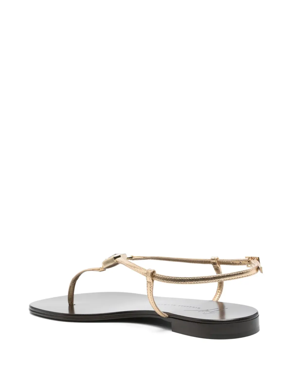 Giuseppe Zanotti Cameliee フラットサンダル - 画像3