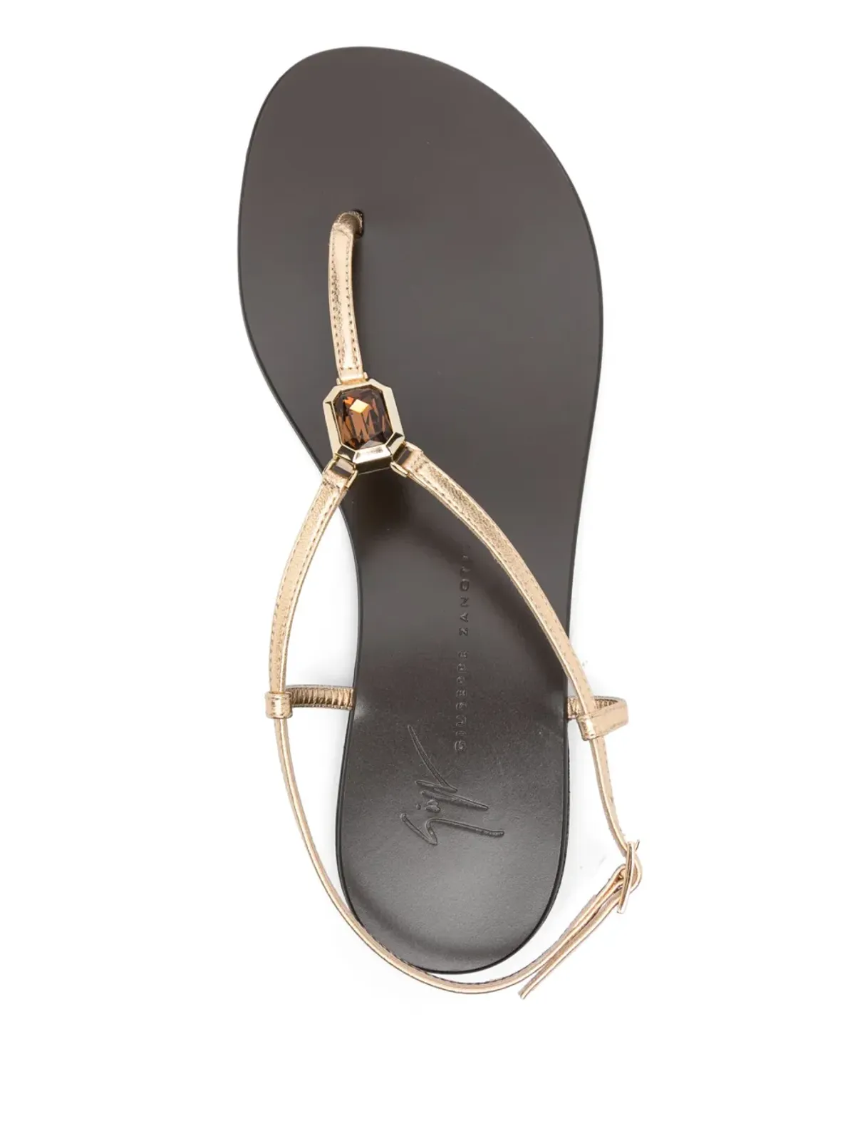Giuseppe Zanotti Cameliee フラットサンダル - 画像4