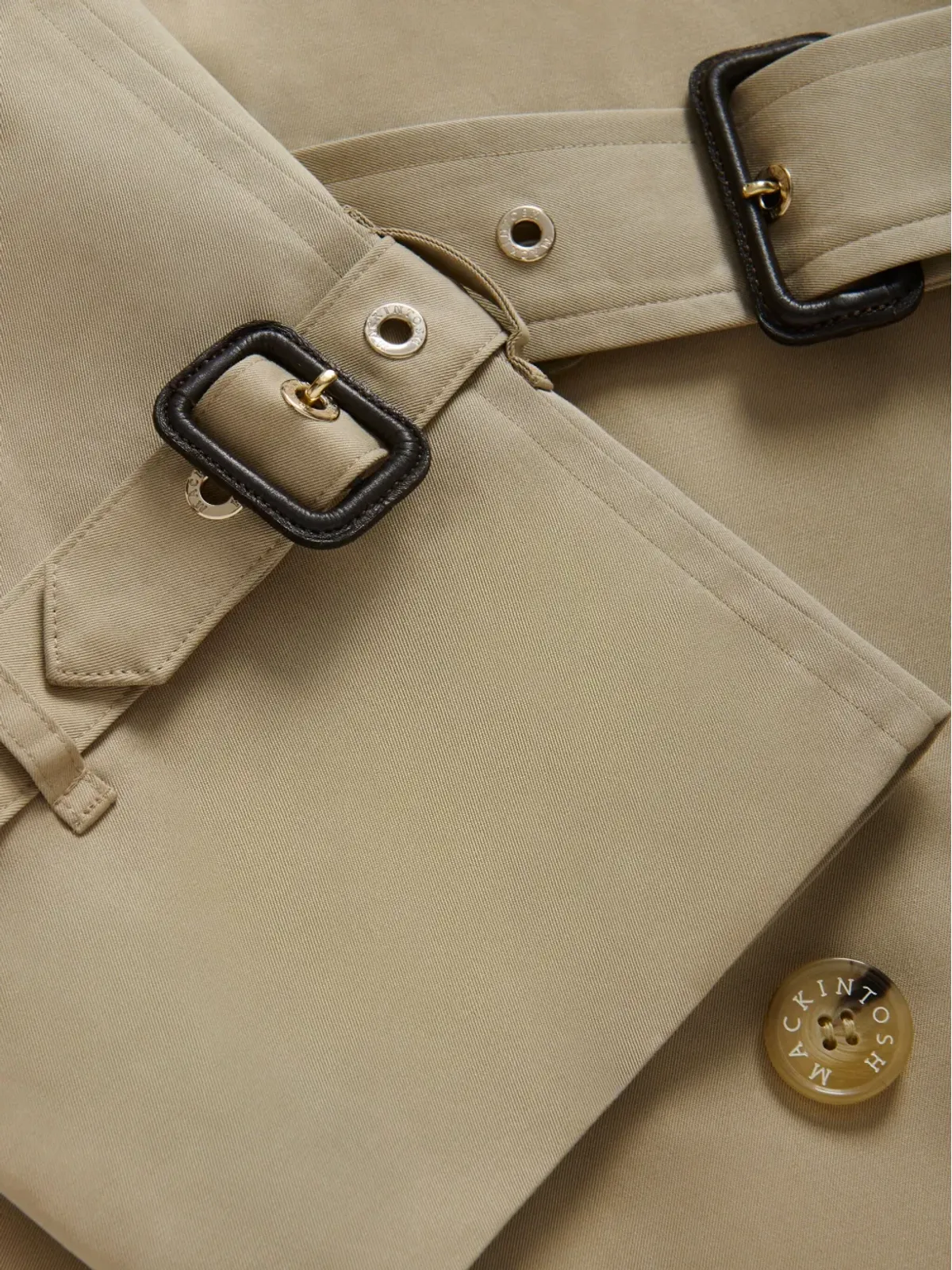 Mackintosh Buckholm ダブルブレスト ベルト付き トレンチコート - 画像4