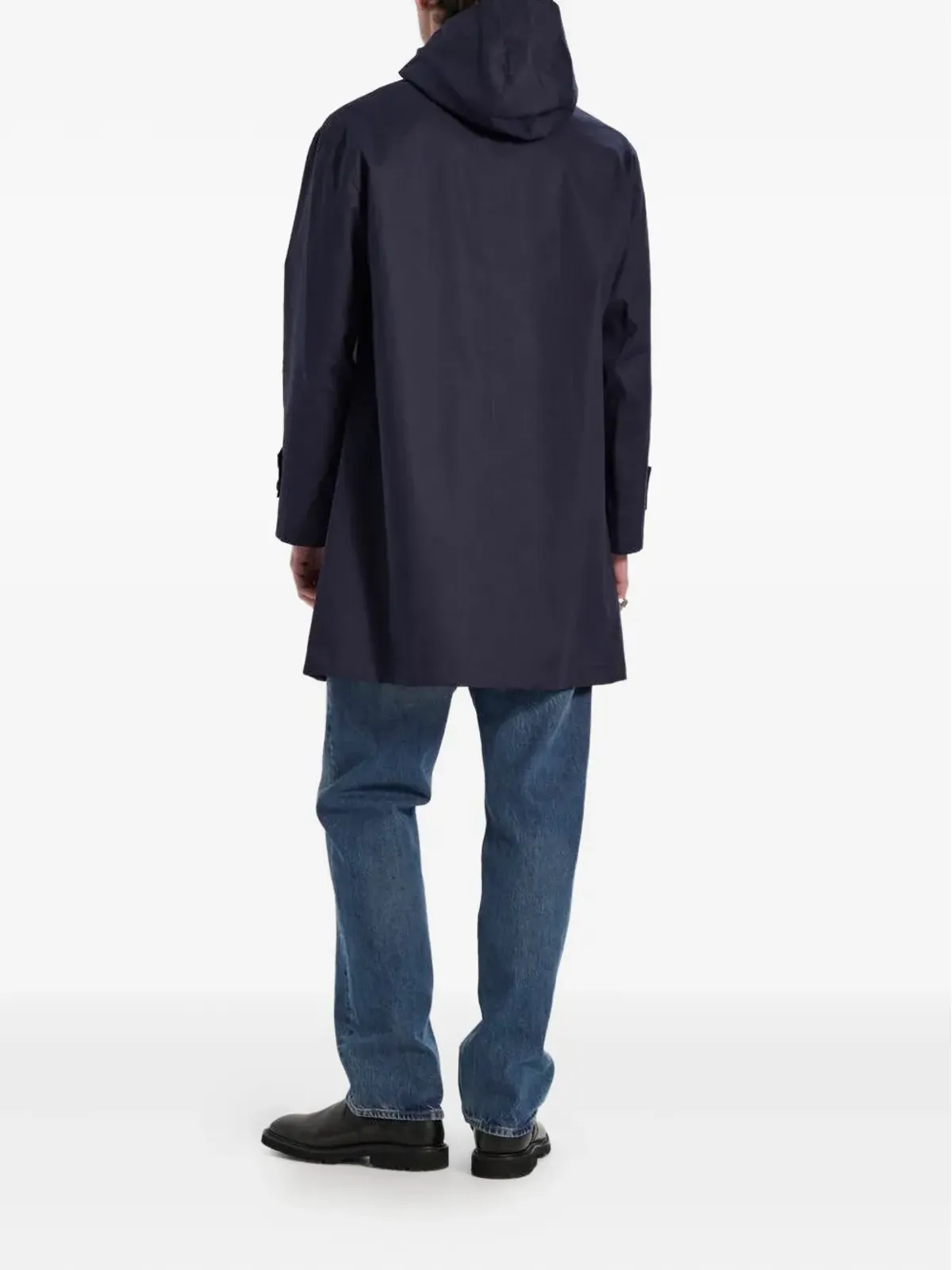 Mackintosh Humbie Raintec フード付きボタン留めコート - Blue - 画像4