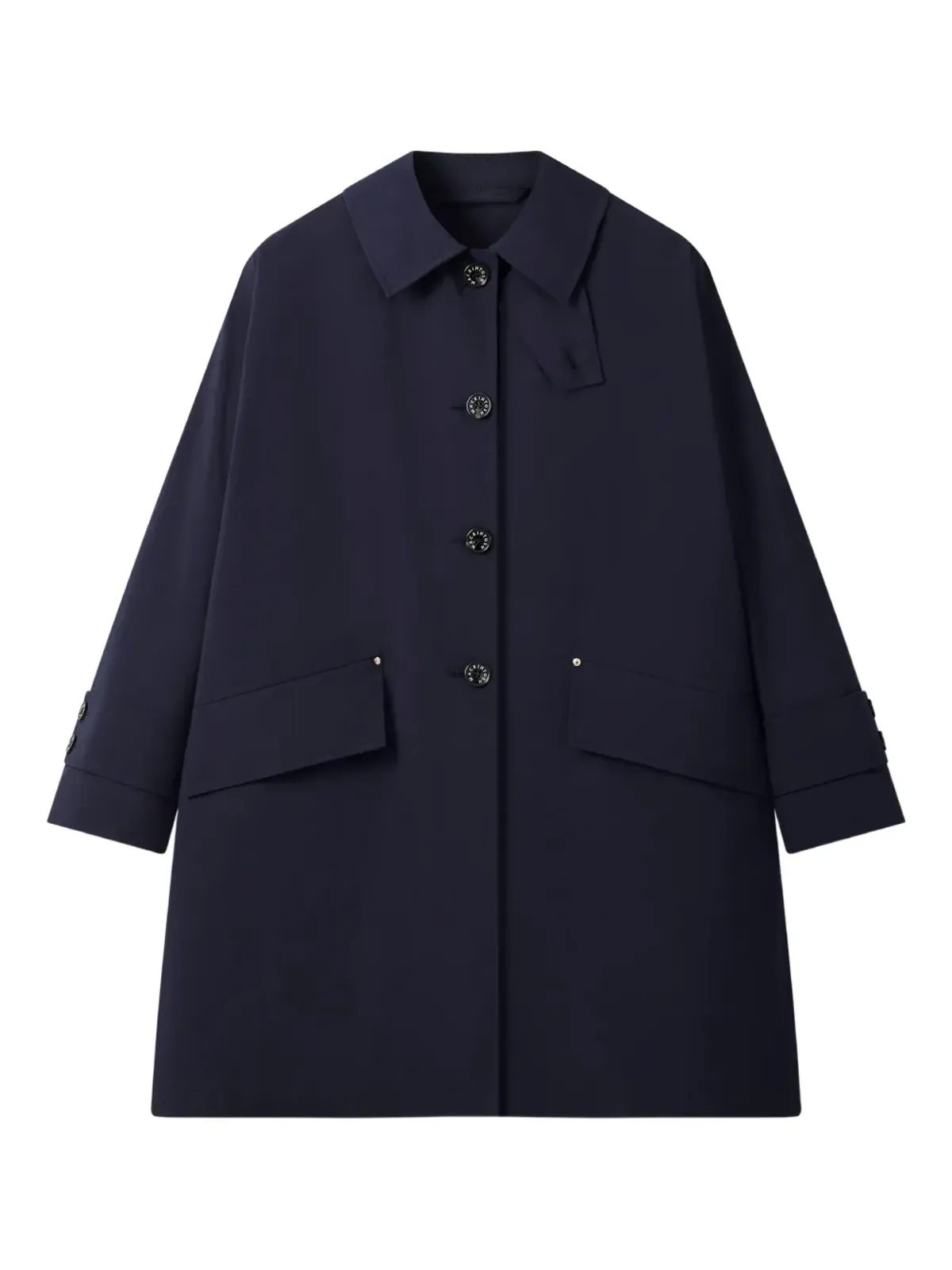 Mackintosh Humbie ボタンアップコート（ブルー） - 画像1