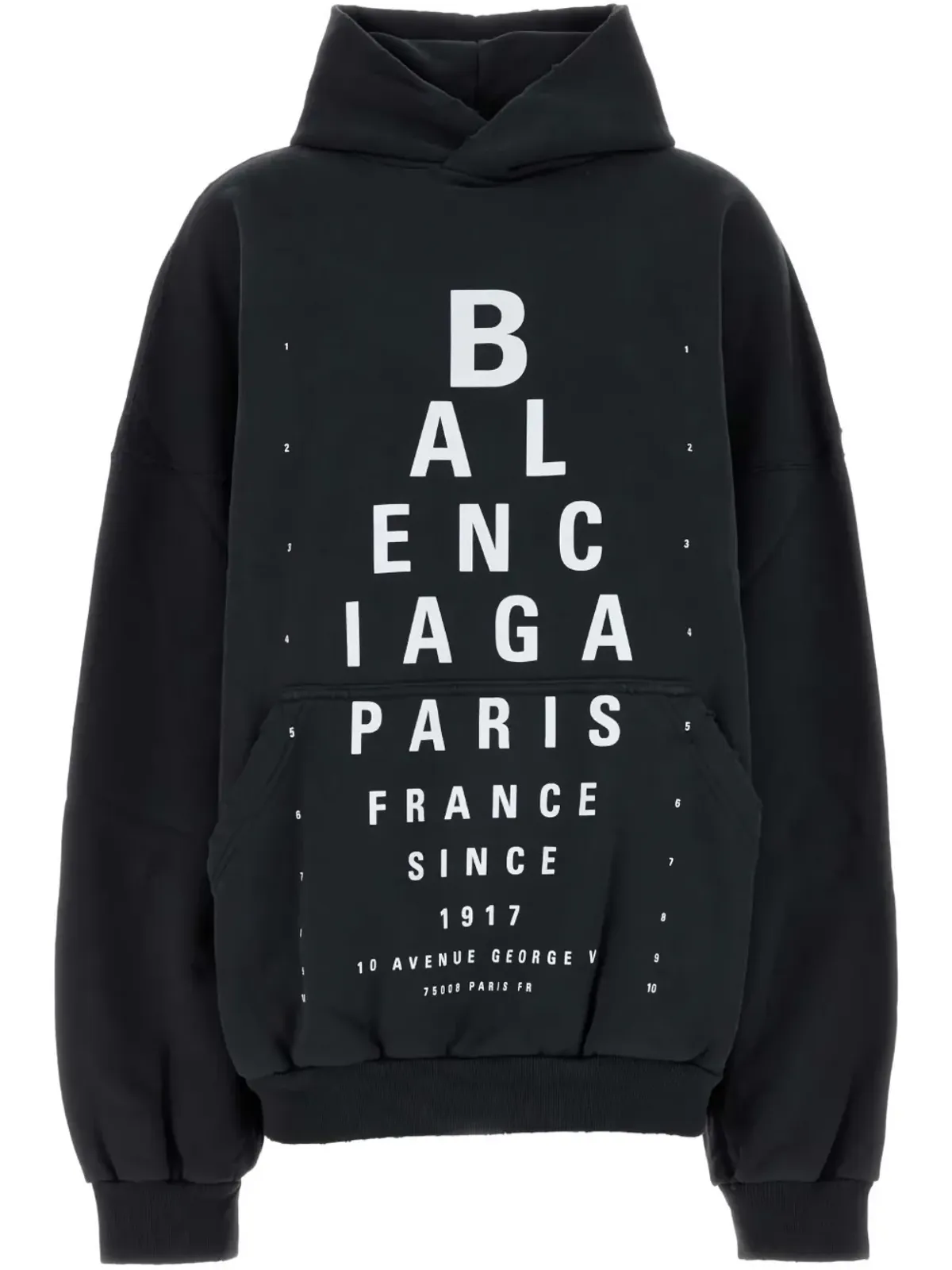 Balenciaga オーバーサイズフード付きパーカー - 画像1