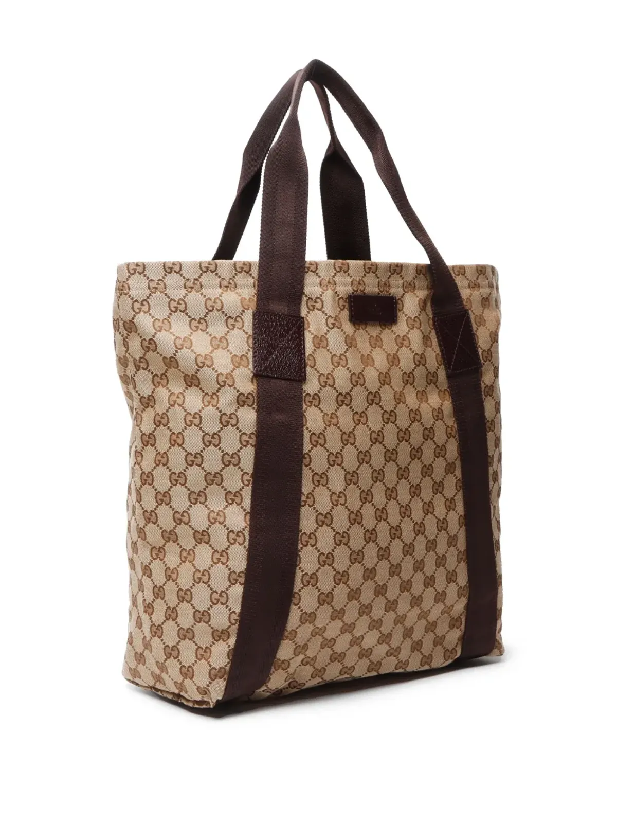 Gucci ビンテージ 2000年-2015年 GGキャンバス トートバッグ ブラウン - 画像3