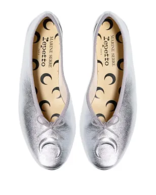 Repetto x Marine Serre Lilouh メタリック バレエフラット - サムネイル3