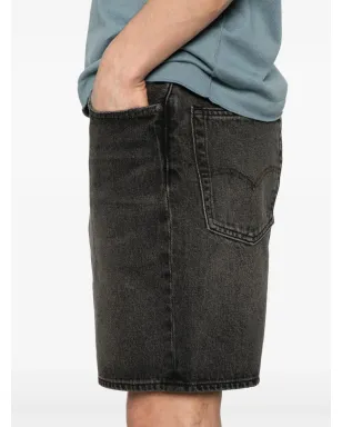 Levi's 468 ルーズ デニム ショーツ ブラック - サムネイル5