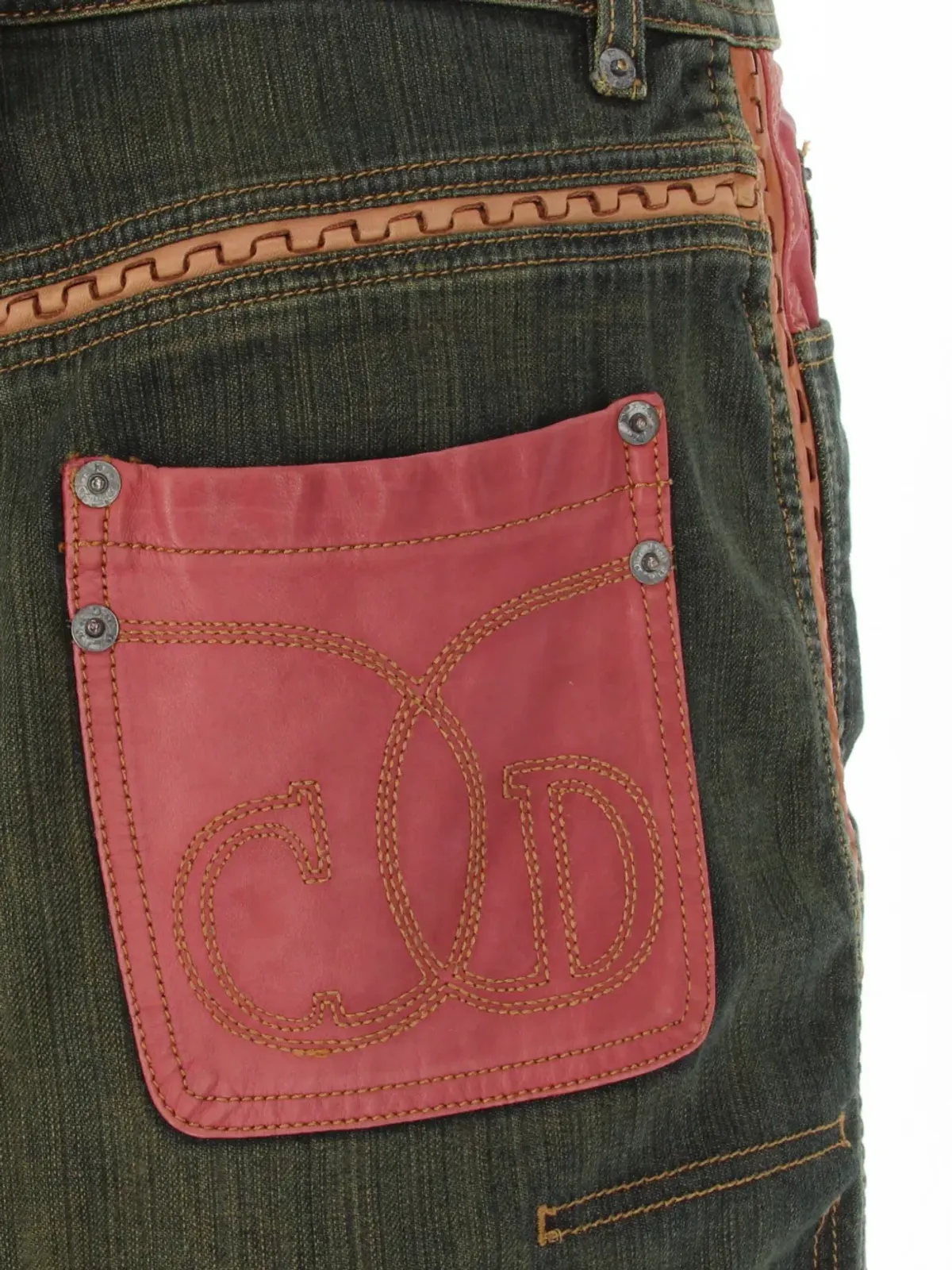 Christian Dior ビンテージ 2000年代 デニムスカート グレー - 画像4