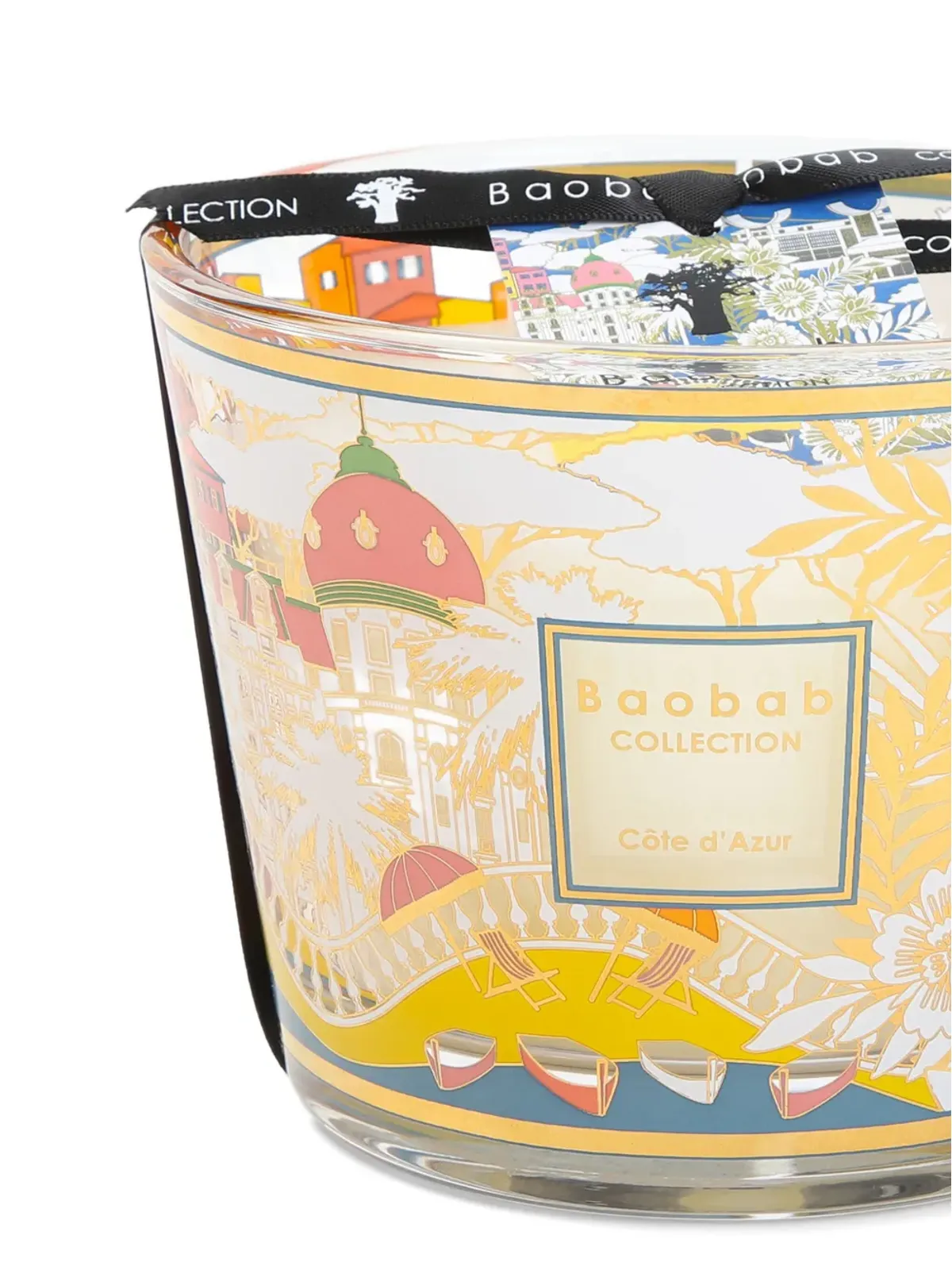 Baobab Collection コート・ダジュール香り付きキャンドル - イエロー - 画像3