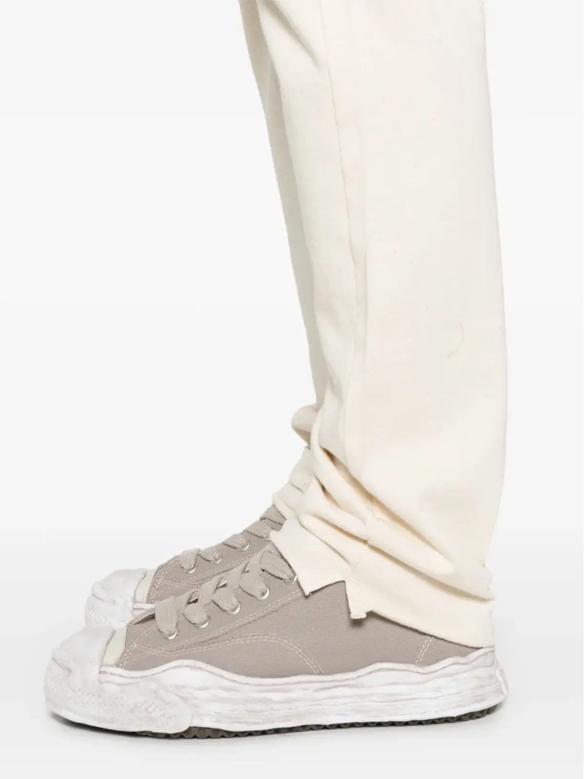 Rick Owens DRKSHDW ベルリン トラックパンツ（ニュートラル系） - 画像5