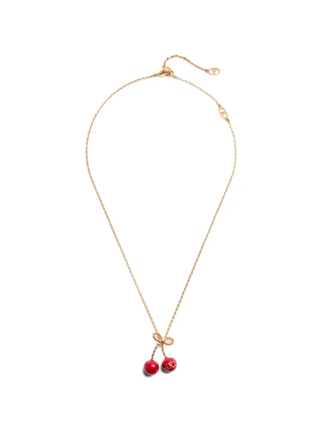 Valentino Garavani Valentino Garavani チェリーモチーフ ネックレスの商品画像