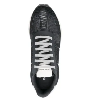 Emporio Armani メッシュスニーカー ブルー - サムネイル4